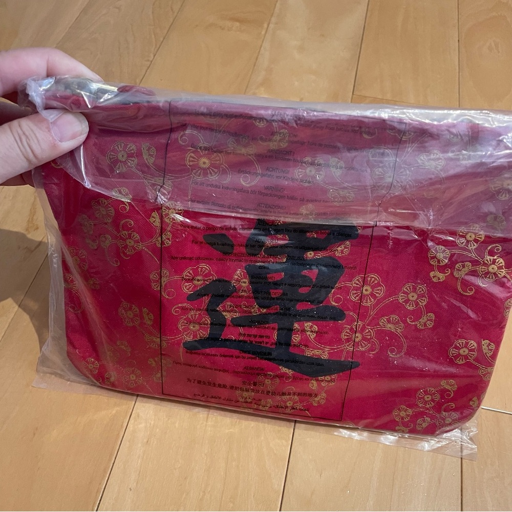NWT Kipling tango red zap wristlet pouch - Picture 8 of 9